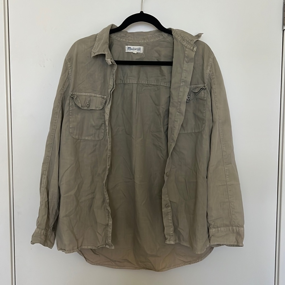 Madewell Long Sleeve Button Up